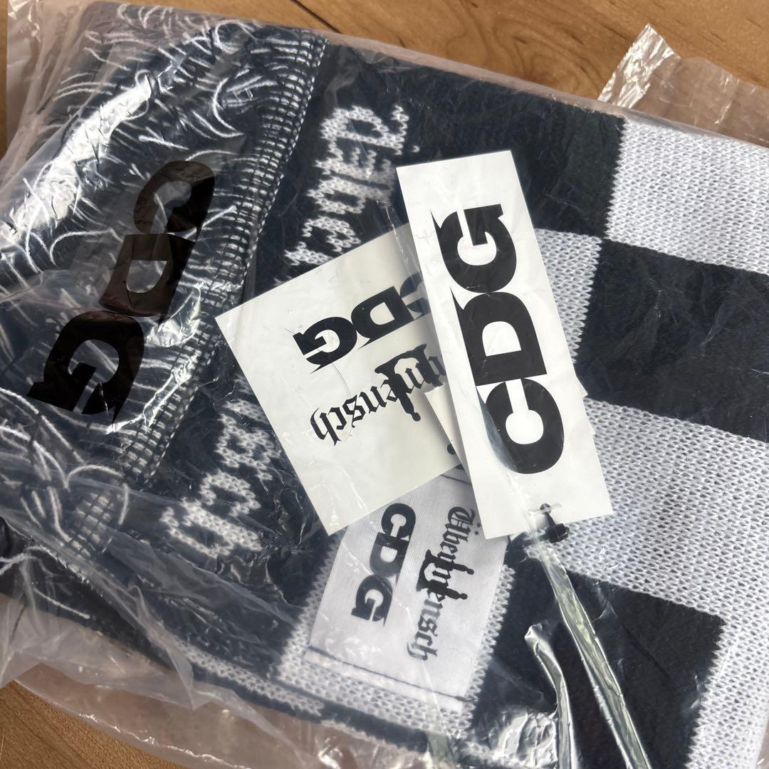 CDG G-DRAGON Ubermensch CHECKERED ストール