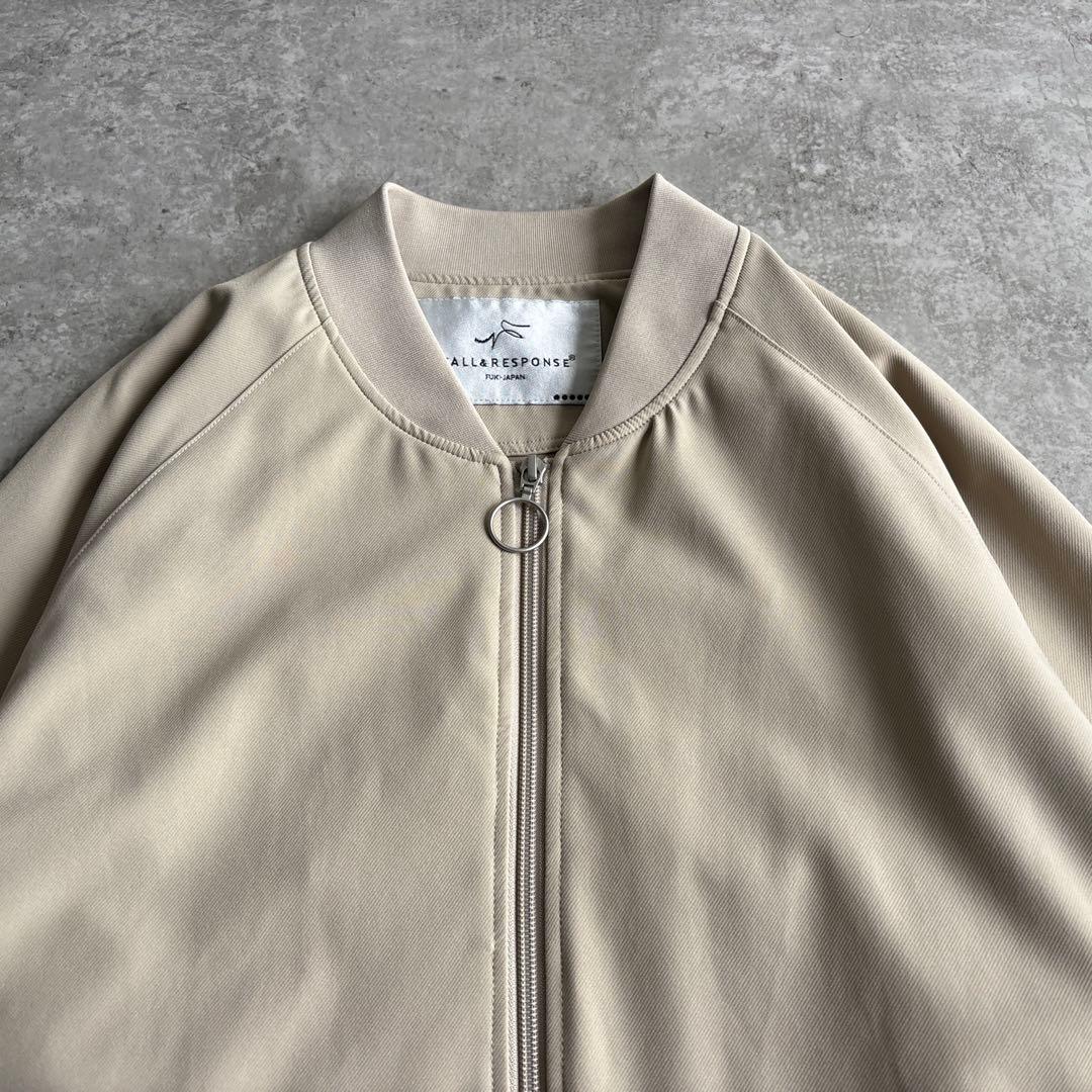 極美品■CALL&RESPONSE【XL】セットアップ ベージュ ブルゾン