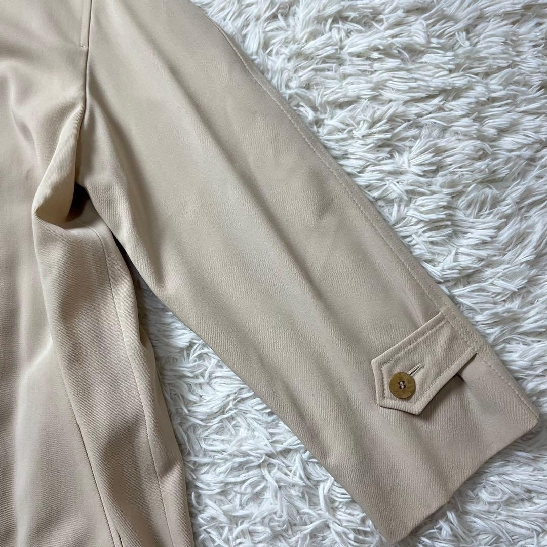 マックスマーラ　最高級　白タグ　ステンカラーコート　ウール100％　ベージュ