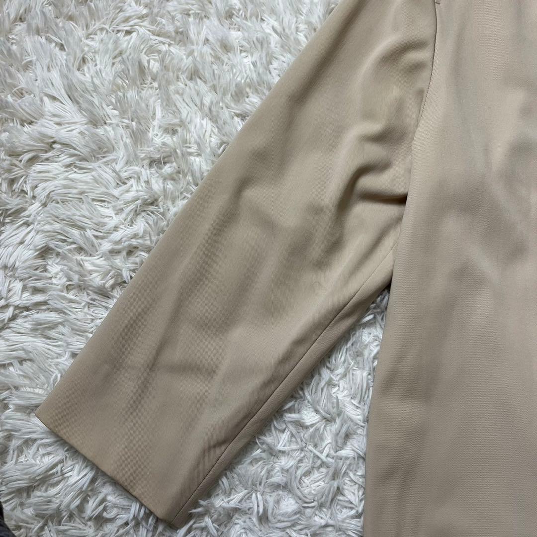 マックスマーラ　最高級　白タグ　ステンカラーコート　ウール100％　ベージュ