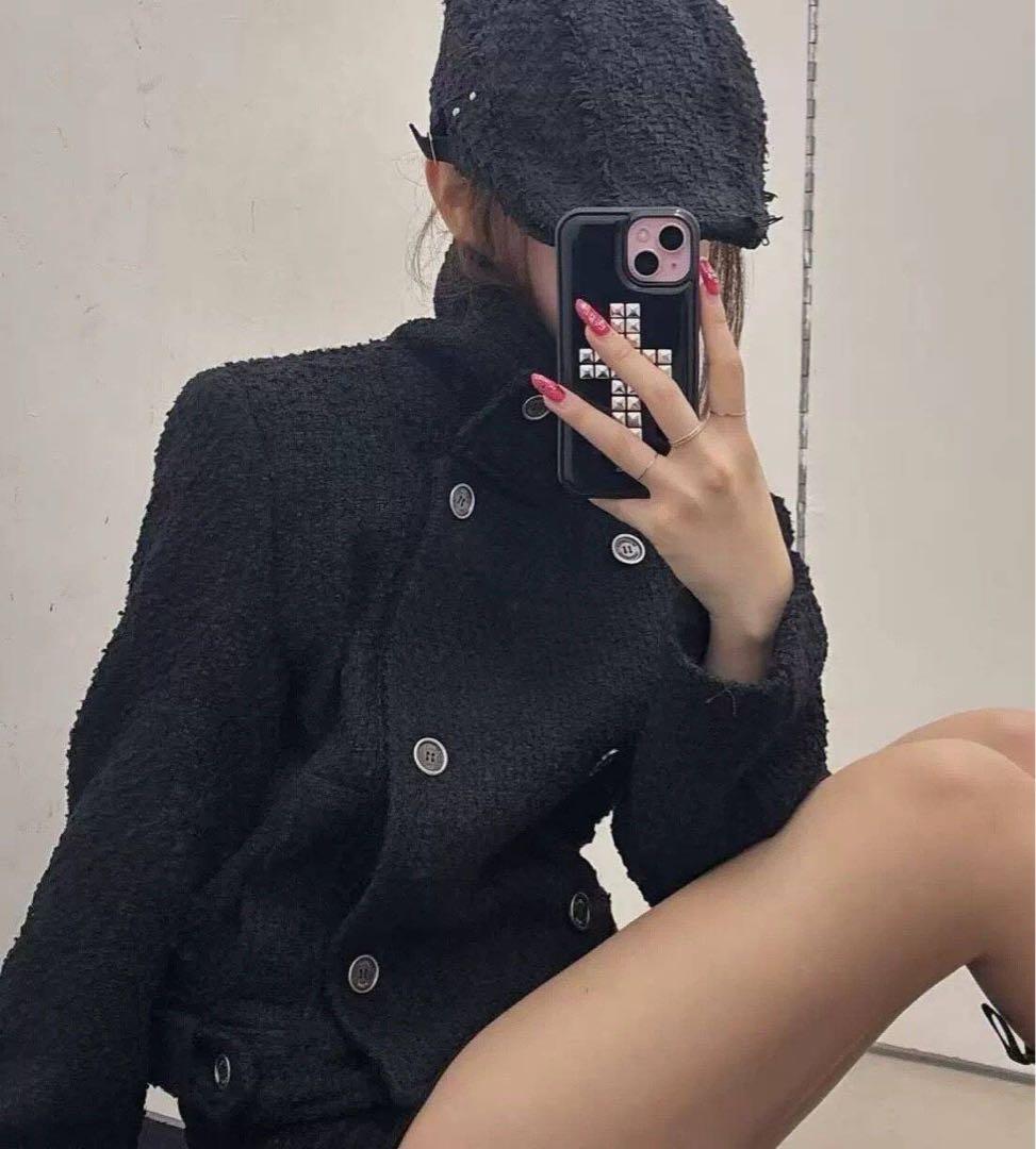 BOHEMSEO BELTED HALF COAT コート ショートジャケット