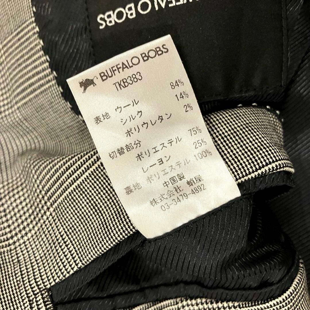 極美品✨ BUFFALO BOBS セットアップ チェーンロゴ チェック 絹 M