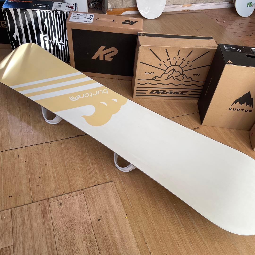 BURTON　feelgood　バートン　エスカペイドバイン付スノーボードセット