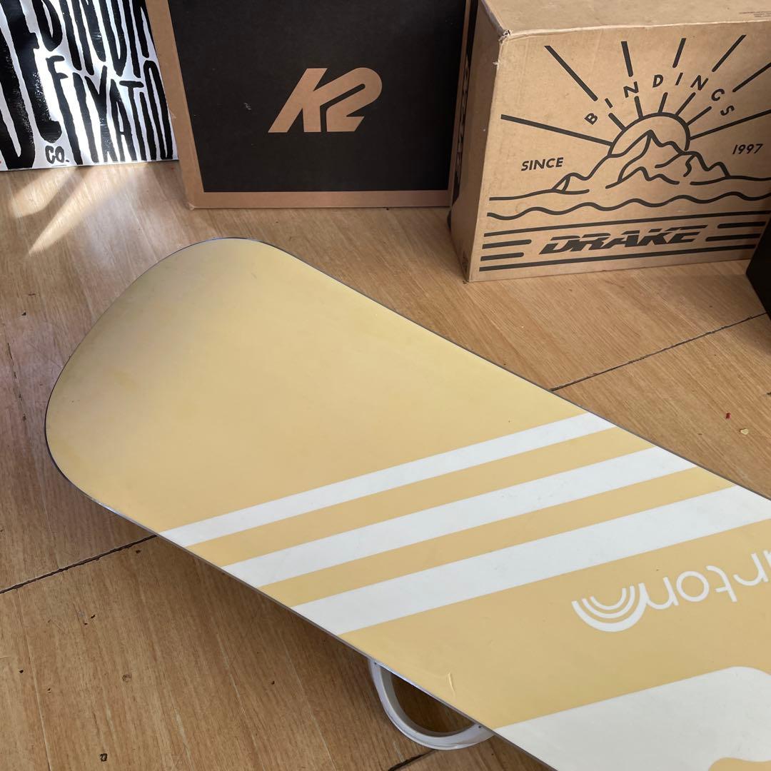 BURTON　feelgood　バートン　エスカペイドバイン付スノーボードセット