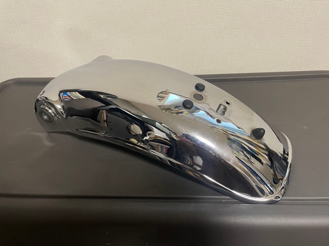 SR400 前後フェンダーセット　純正ショート加工