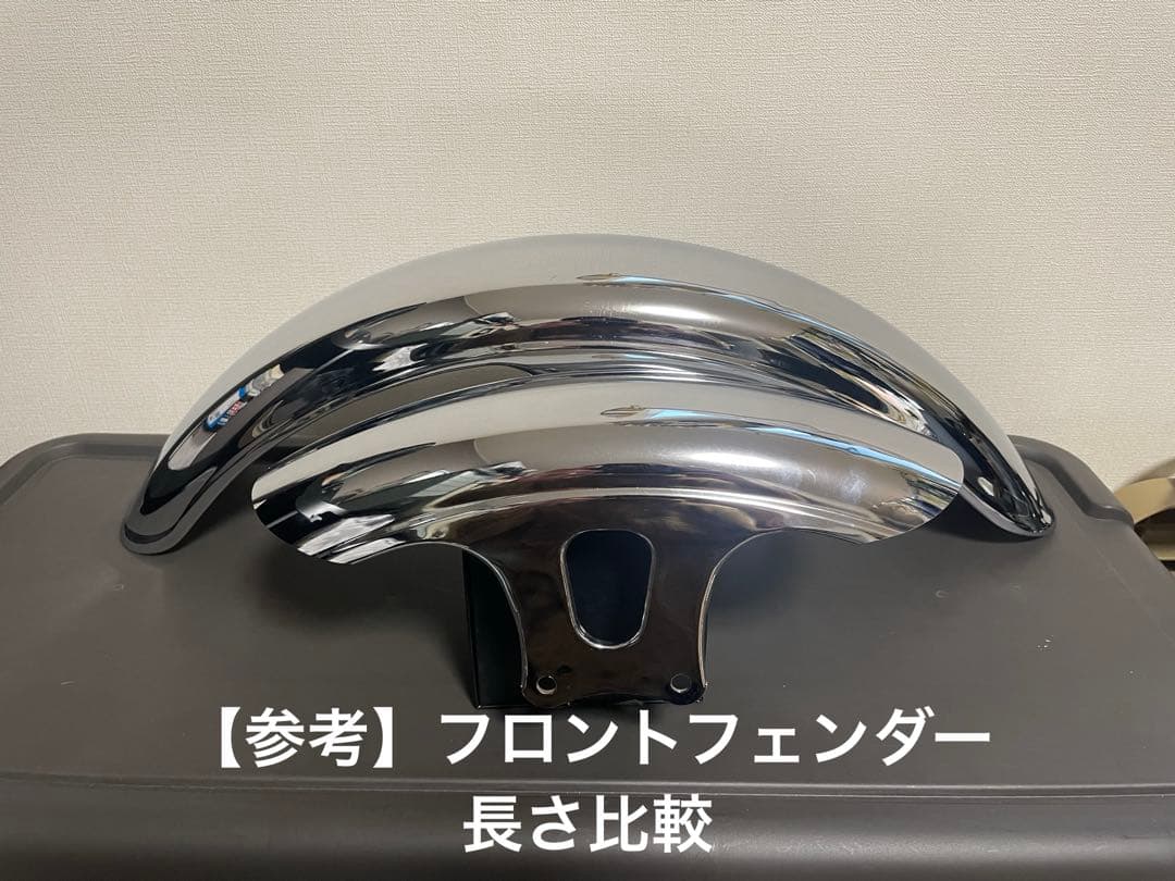 SR400 前後フェンダーセット　純正ショート加工