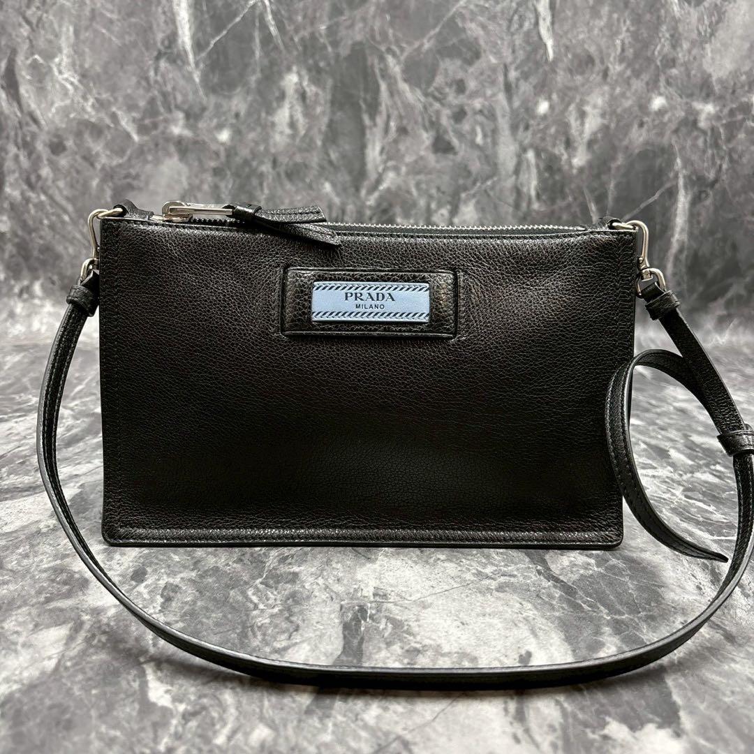 極美品✨　ＰＲＡＤＡ エティケット ワンショルダーバッグ