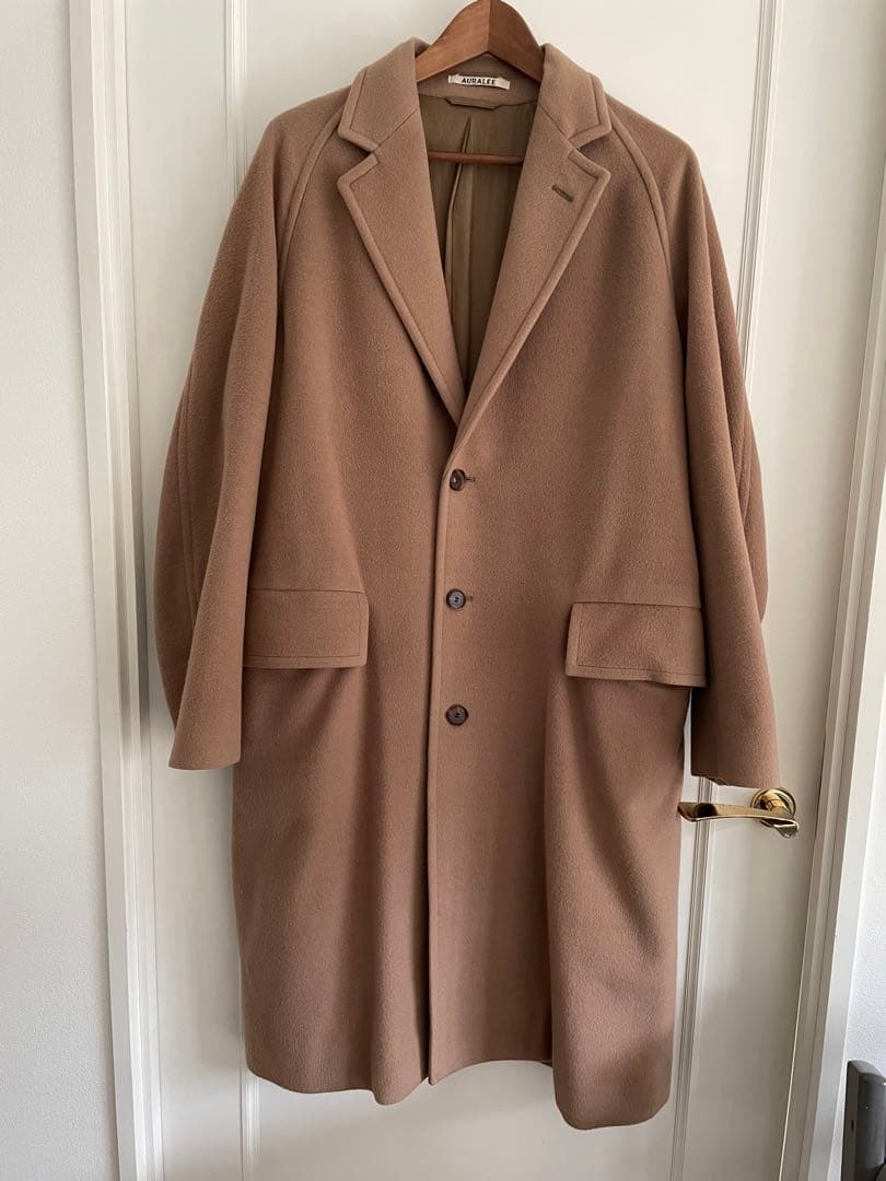 オーラリー　AURALEEウールコート　ベージュ