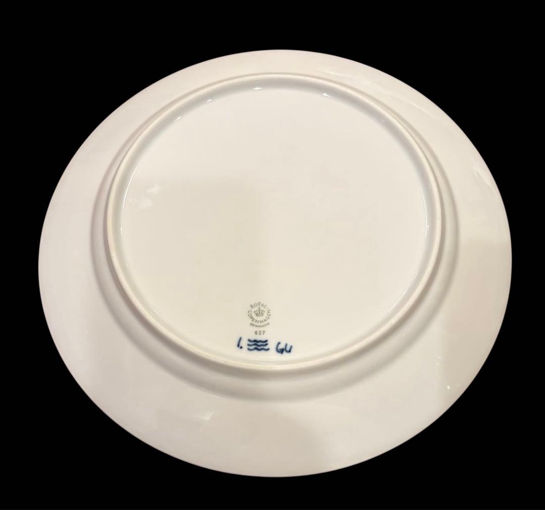 ロイヤルコペンハーゲン　ブルーフルーテッド　ハーフレース　プレート　大皿　627