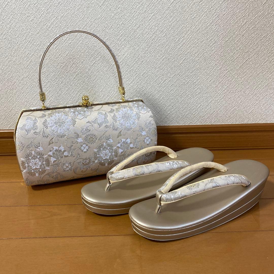 和装　バッグ草履セット