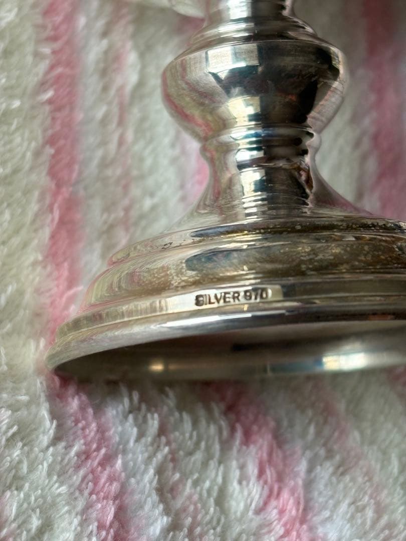 銀製　SILVER 970　トロフィー　優勝カップ