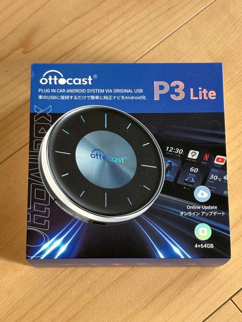 【ほぼ未使用】ottcast P3 Lite 車載用デバイス