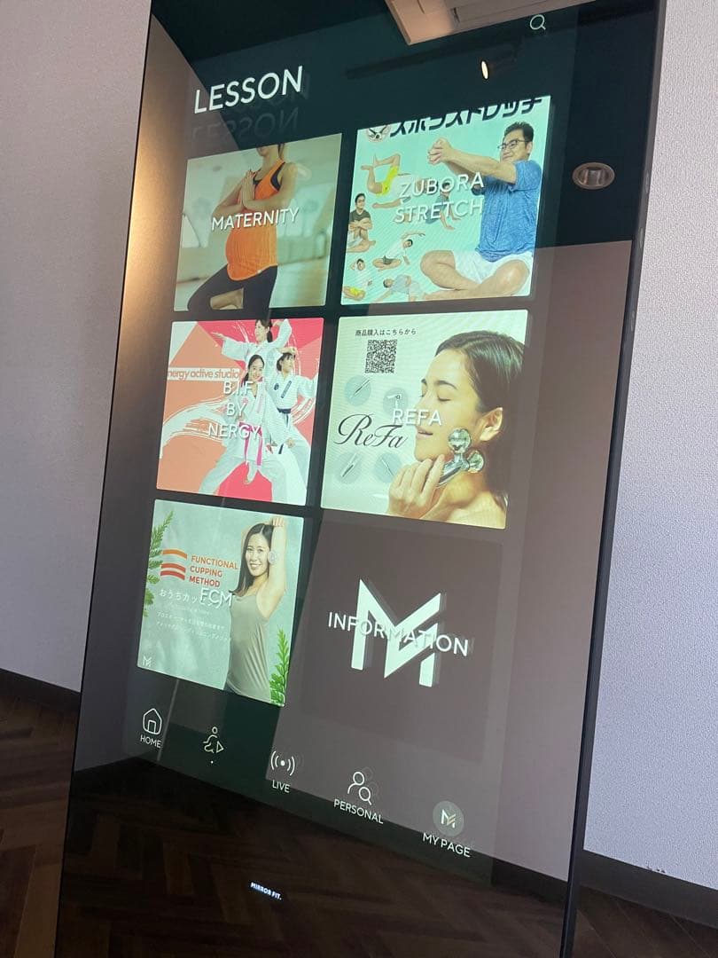 【送料込み価格/美品】ミラーフィット　mirror fit