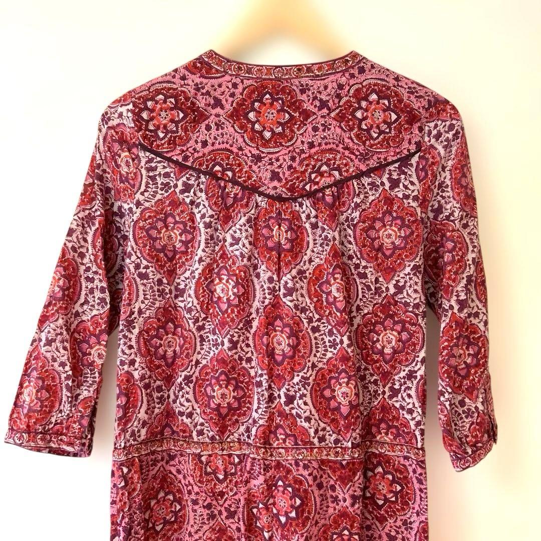 インドブランド　Anokhi アノーキー　ジャンプスーツ S