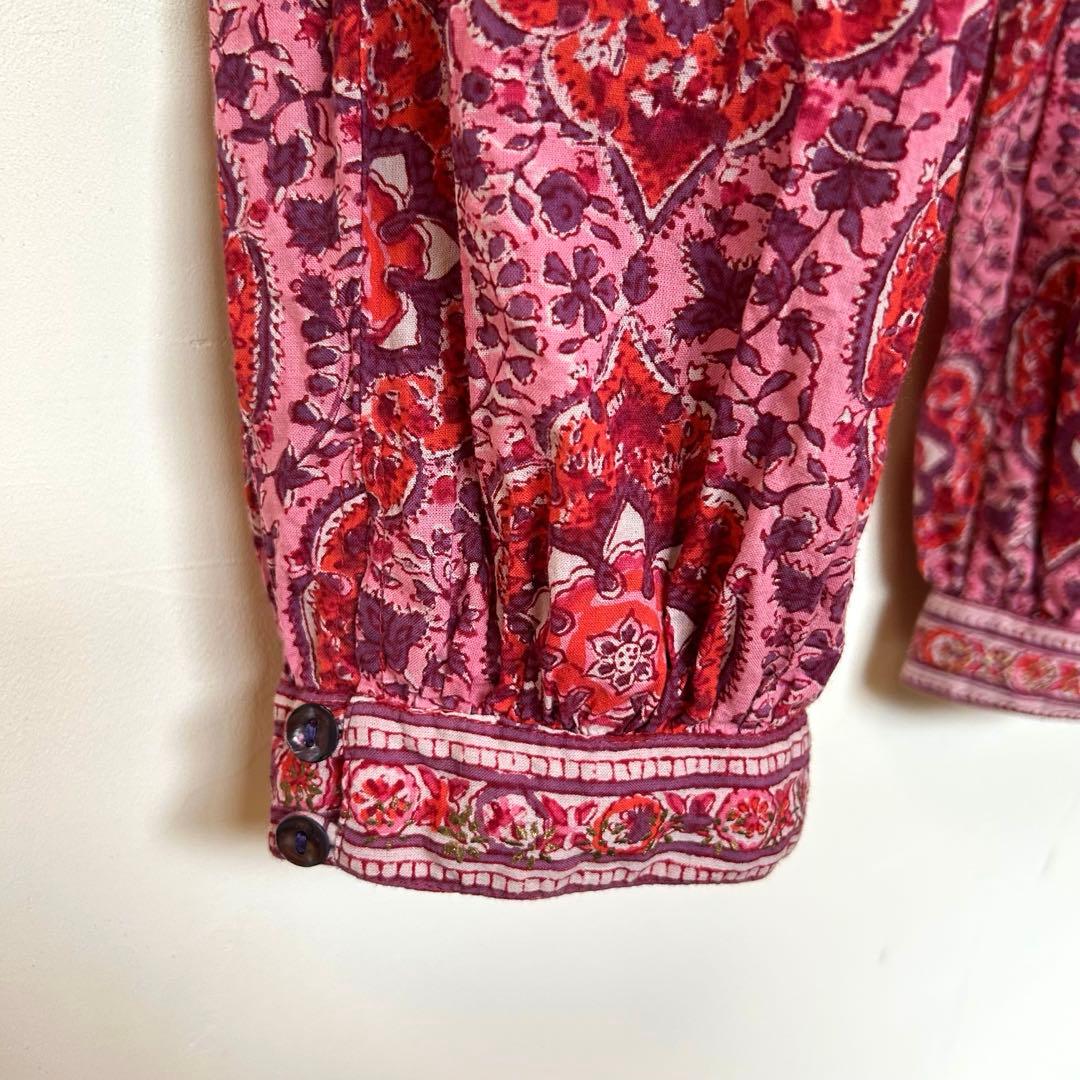 インドブランド　Anokhi アノーキー　ジャンプスーツ S