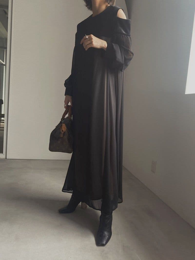 ワンピース TOP COVER SHEER DRESS ameri vintage