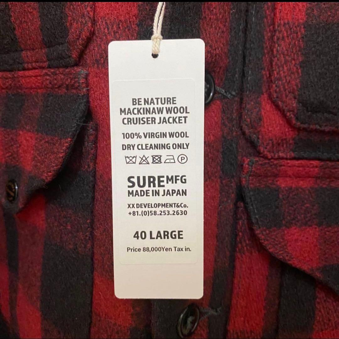 XXDEVELOPMENT マッキノーウールクルーザージャケット L ほぼ新品