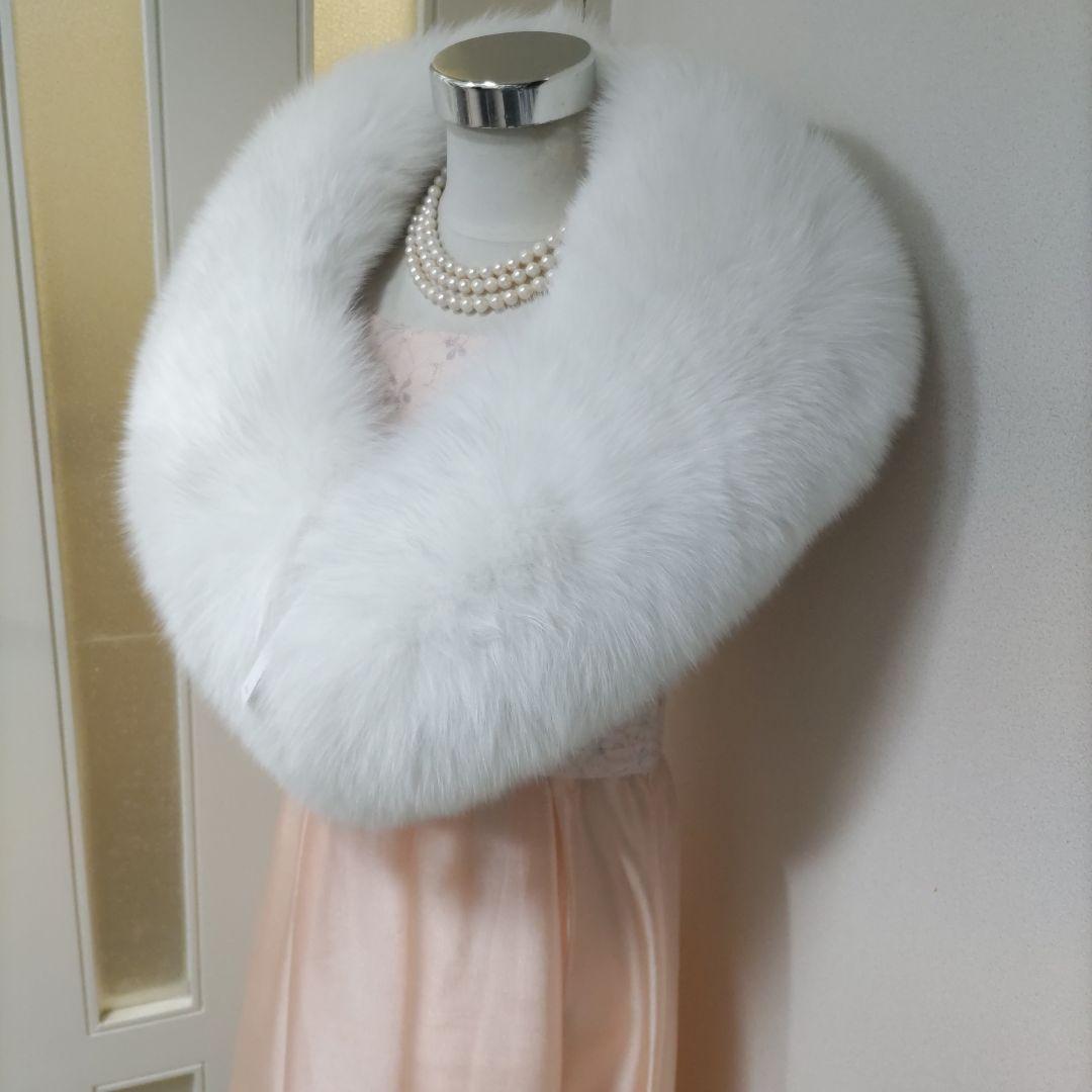 smile88　サガフォックス　シャドー　成人式ショール　SAGAFURS