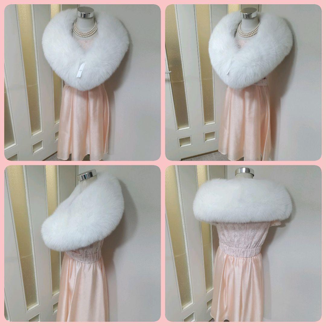 smile88　サガフォックス　シャドー　成人式ショール　SAGAFURS