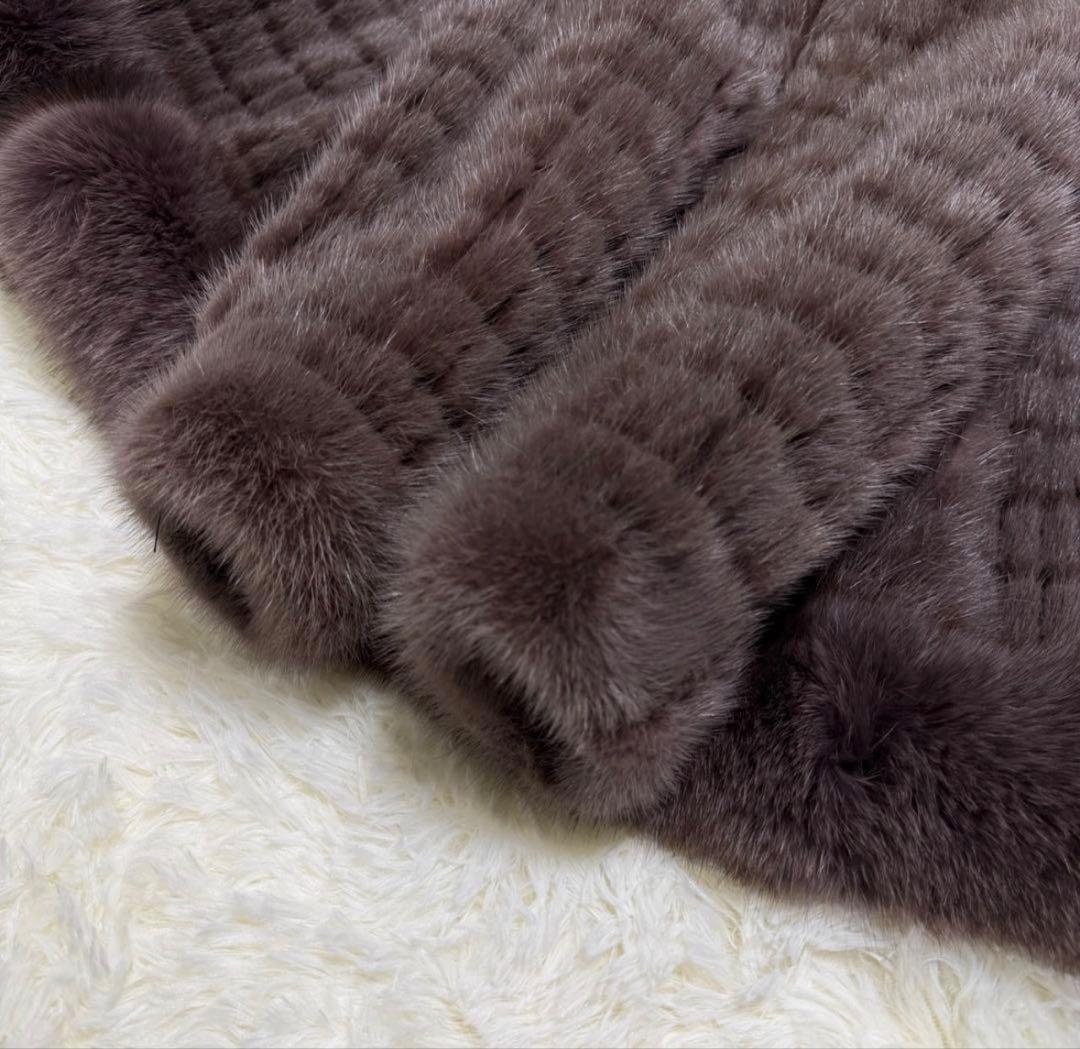 SAGAMINK サガミンク サガフォックス ボリュームファー襟裾