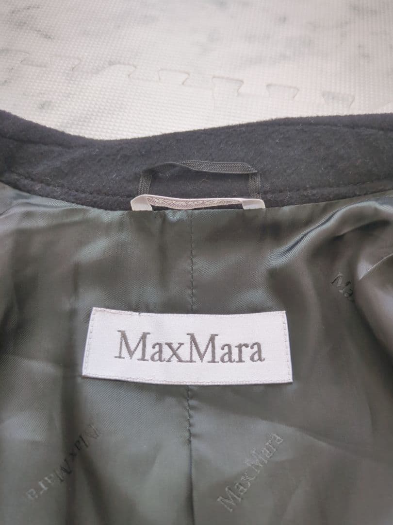 【美品】MaxMara　マックスマーラ　白タグ　ヴァージンウール　ジャケット