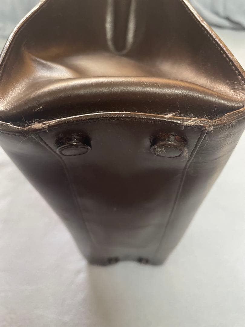 3月限定価格 PRADA レザートートバッグ ブラウン　プラダトート