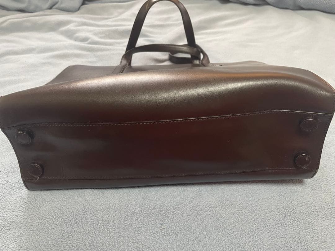 3月限定価格 PRADA レザートートバッグ ブラウン　プラダトート