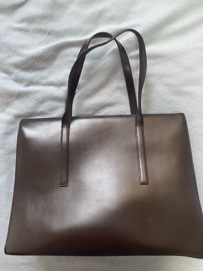 3月限定価格 PRADA レザートートバッグ ブラウン　プラダトート