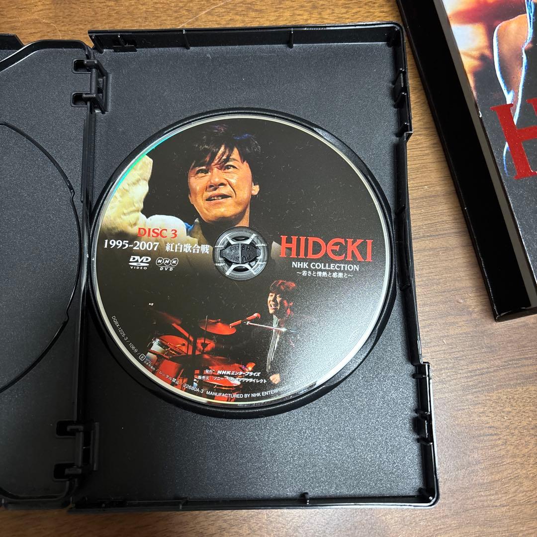 西城秀樹 DVD 若さと情熱と感激と