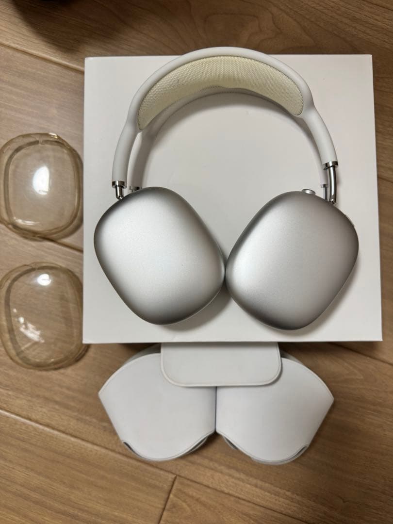 Apple AirPods Max シルバー　正規品　イヤーパッドほぼ新品