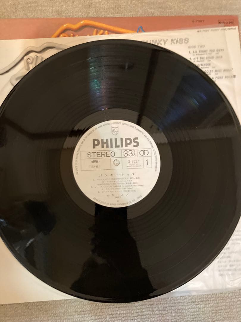 PUNKY KISS GIRLS パンキー・キッス　レコード　白ラベル
