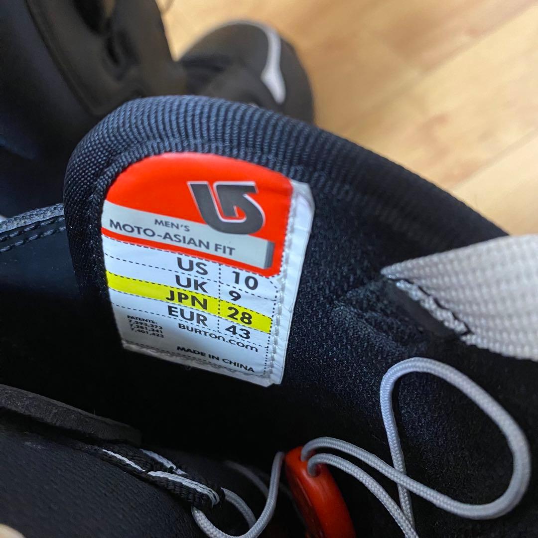 美品✨BURTON MOTO-ASIAN FIT 28cm バートンスノーブーツ