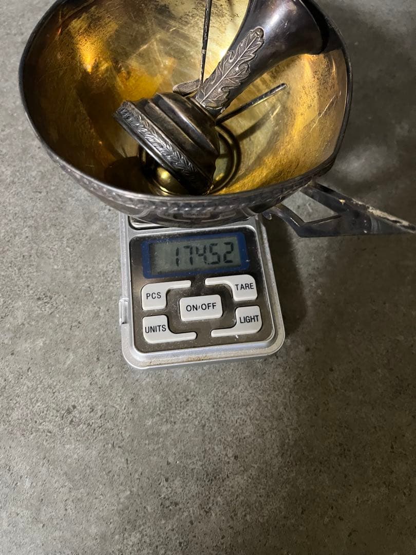 銀製　トロフィー　ジャンク