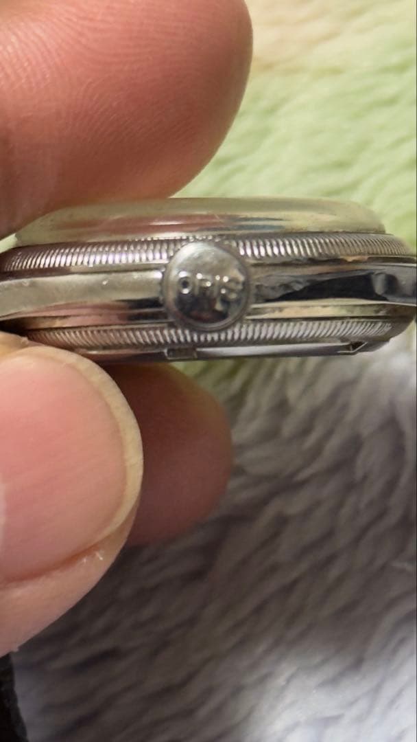 ビンテージのオリス ビッグクラウン ポインターデイト ウォッチです。