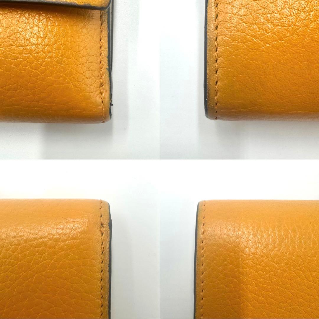 【極美品✨】ロエベ スモール バーティカルウォレット 三つ折り アナグラム 財布