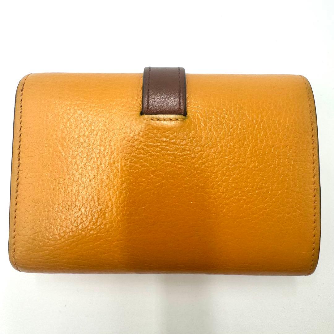 【極美品✨】ロエベ スモール バーティカルウォレット 三つ折り アナグラム 財布