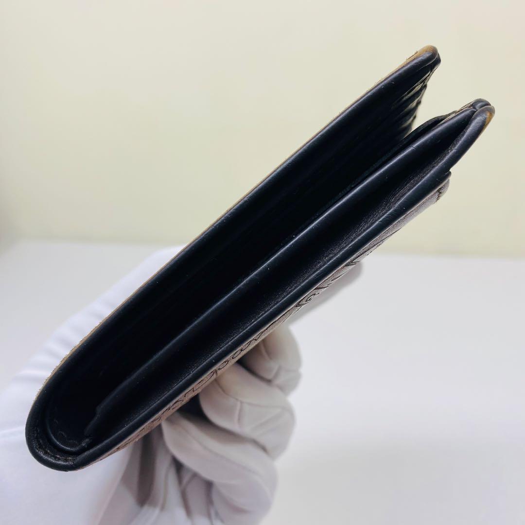 ベルルッティ　レザー/カリグラフィ/二つ折り財布/札入れ/ブラウン/ウォレット