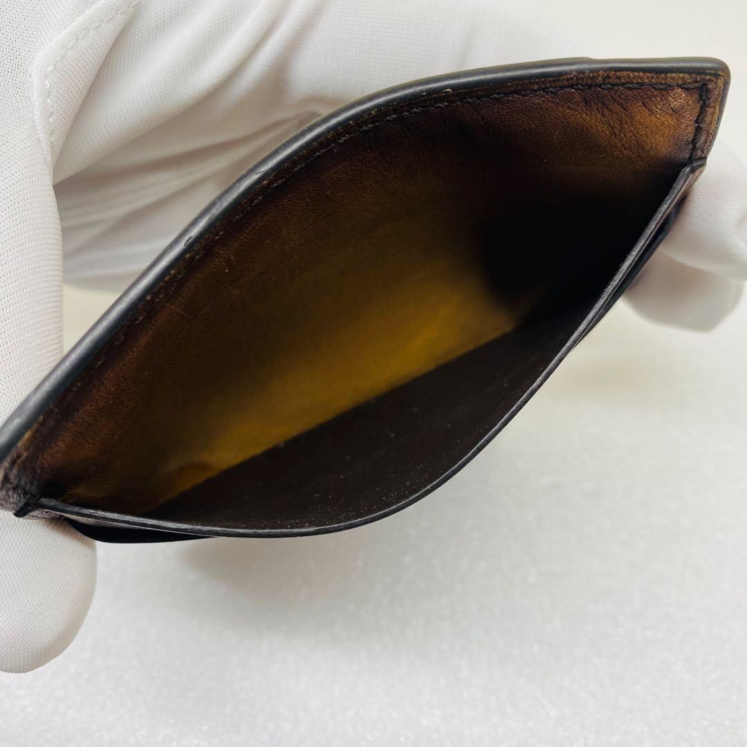 ベルルッティ　レザー/カリグラフィ/二つ折り財布/札入れ/ブラウン/ウォレット