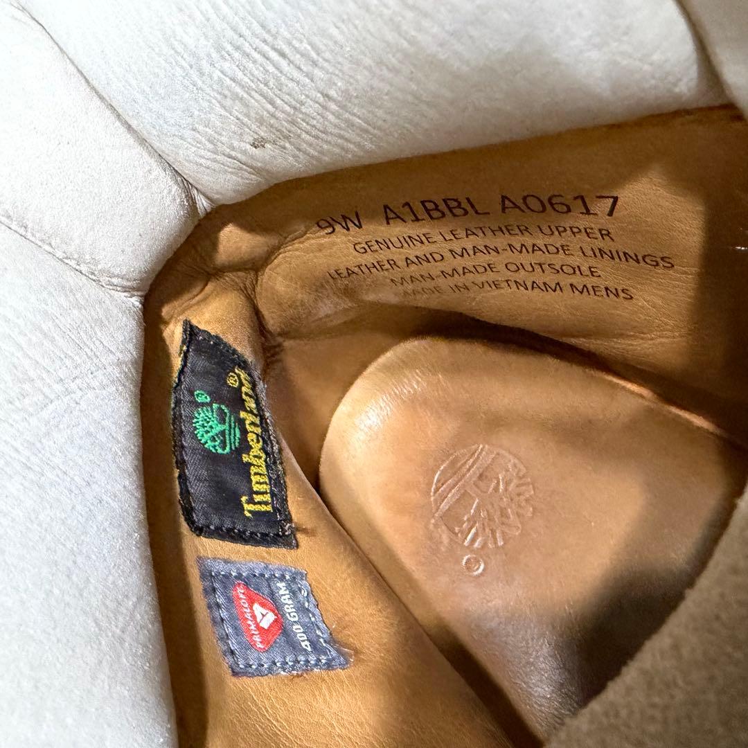 Timberland スエード ワークブーツ グレー 9W 27cm