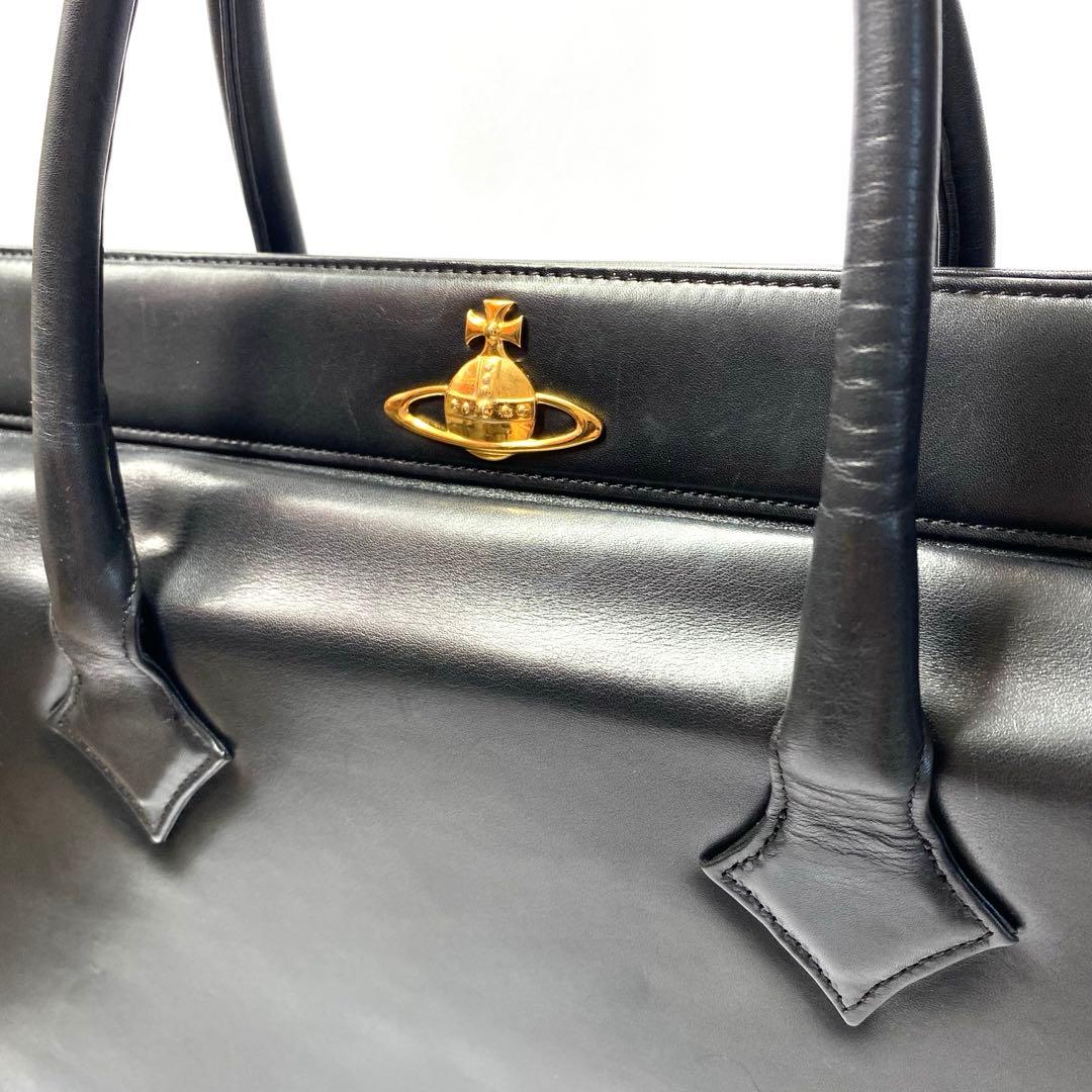 ヴィヴィアンウエストウッド　ビジネスバッグ　ブラック　手持ち