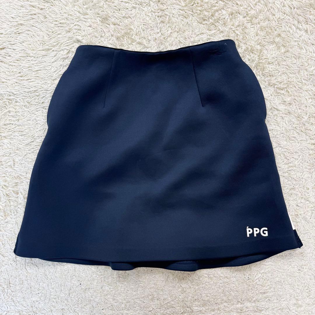 パーリーゲイツ　レディース　セットアップ　パーカー　ノースリーブ　スカート　S