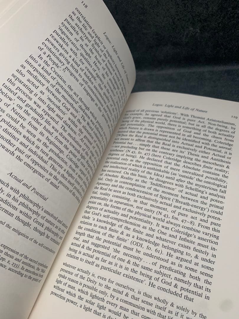 希少　COLERIDGE'S PHILOSOPHY