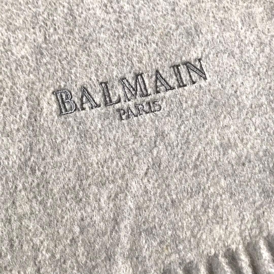 BALMAIN PARIS バルマン　大判　カシミヤ100% マフラー新品未使用