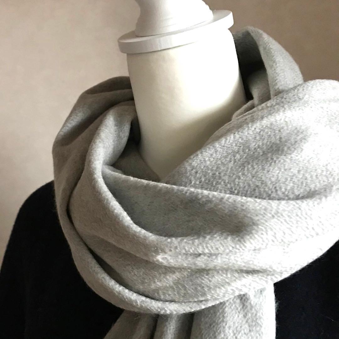 BALMAIN PARIS バルマン　大判　カシミヤ100% マフラー新品未使用