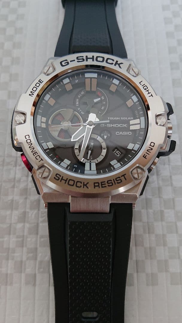 T*3様 G-SHOCK G-STEEL GST-B100-1AJF 美中古品。