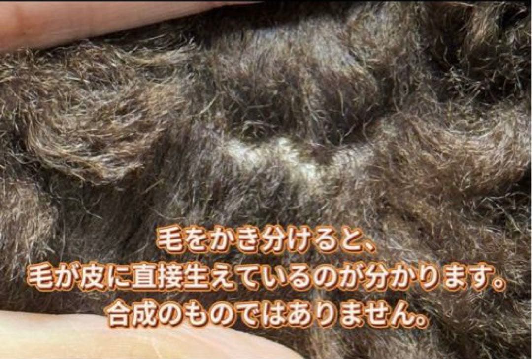 羊本革 ブラウン ポンチョスタイル アウター