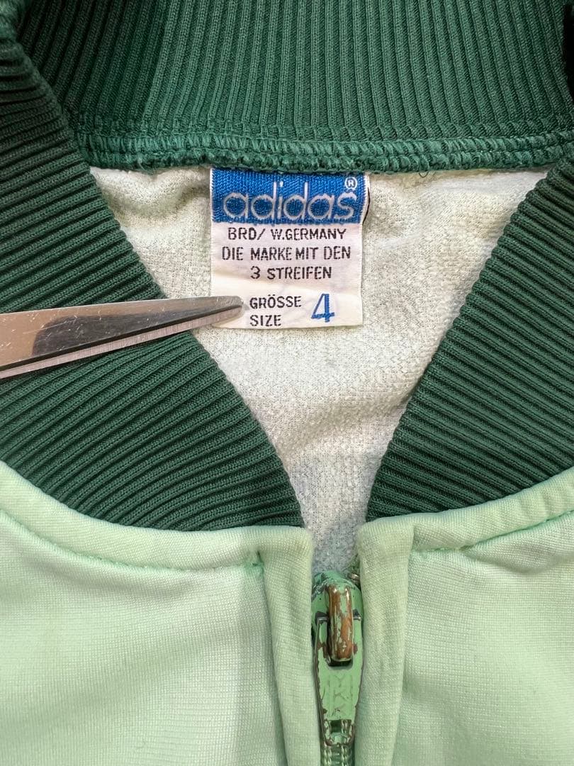 60s 70s adidas ATPジャージ ミントグリーン ヴィンテージ M