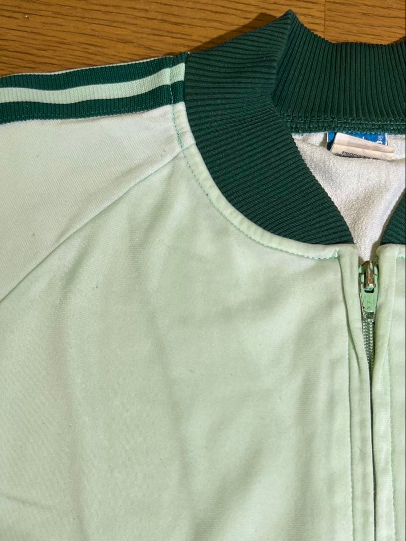 60s 70s adidas ATPジャージ ミントグリーン ヴィンテージ M