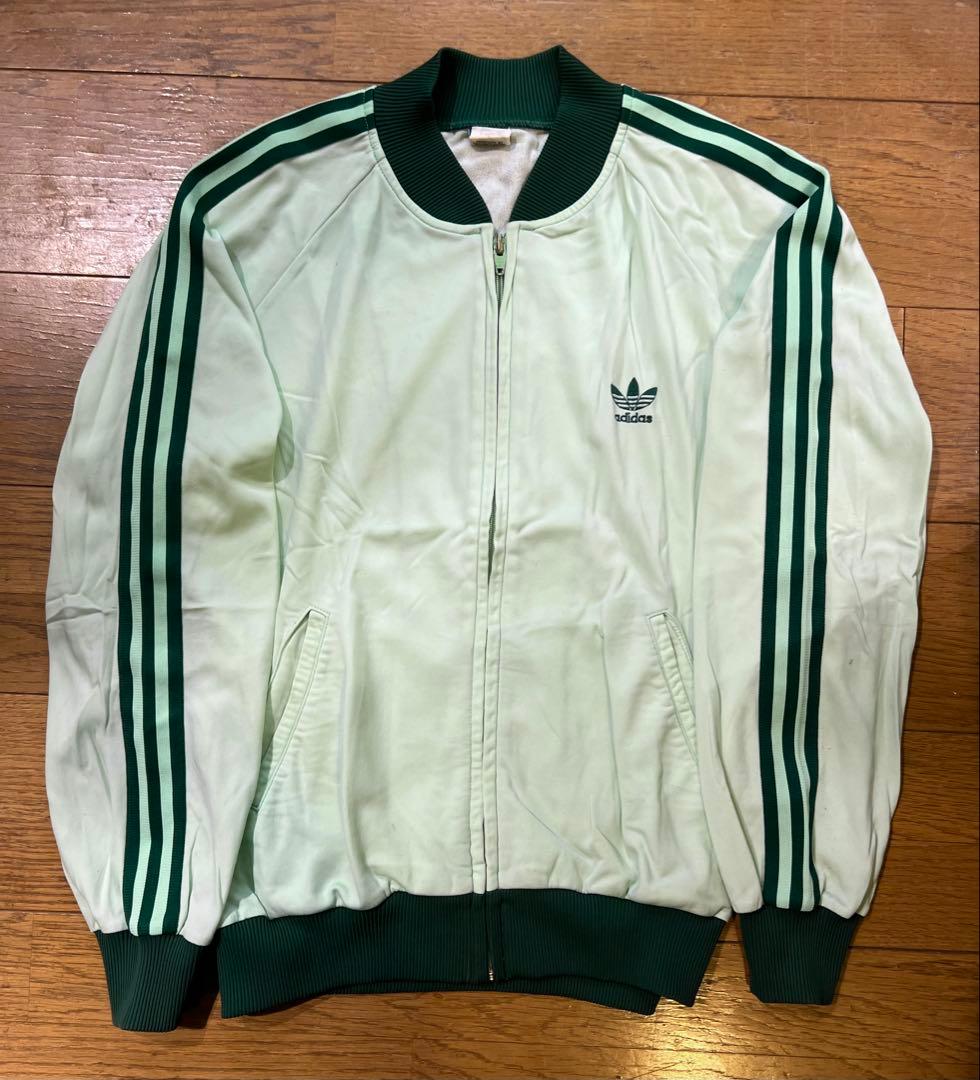 60s 70s adidas ATPジャージ ミントグリーン ヴィンテージ M