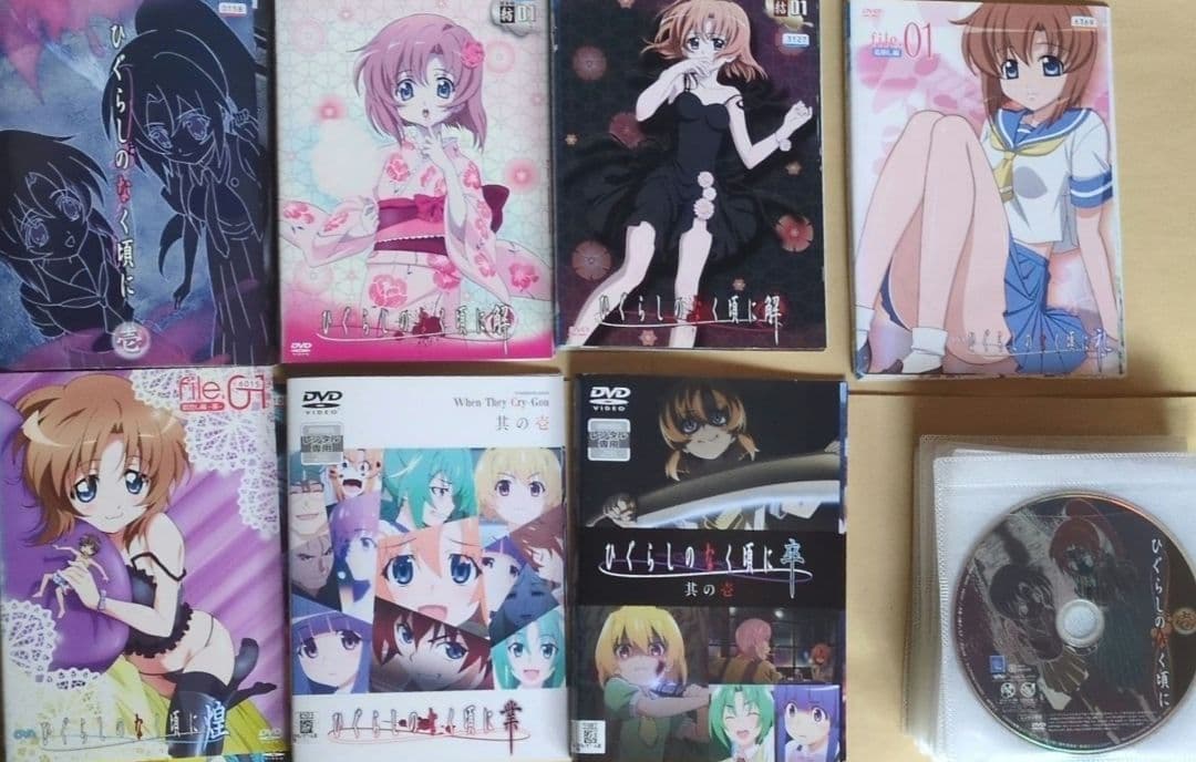 ひぐらしのなく頃にDVDレンタル落ち